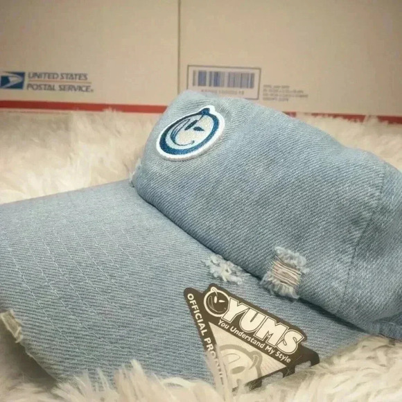 Yums Denim Adjustable Hat NWT Unisex - Picture 2 of 5